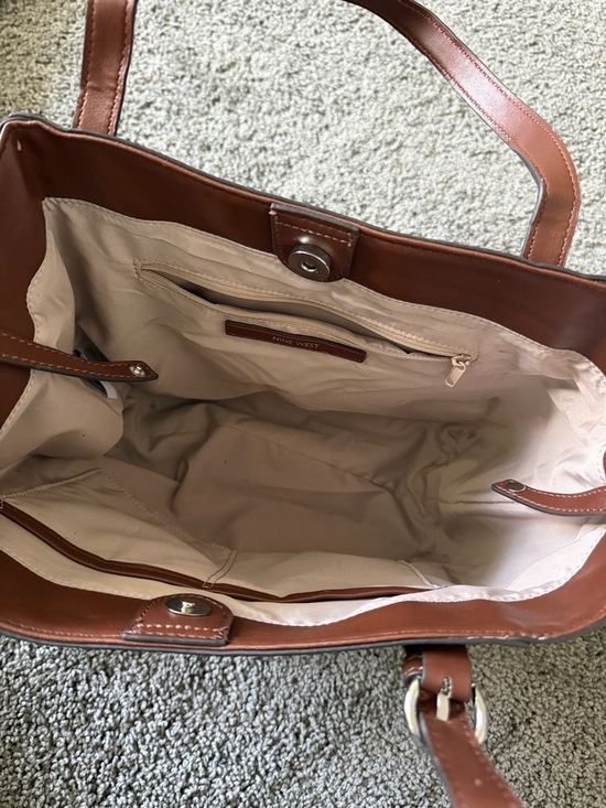 Nine West Brown Print Shoulder Crossbody Bag main image 5